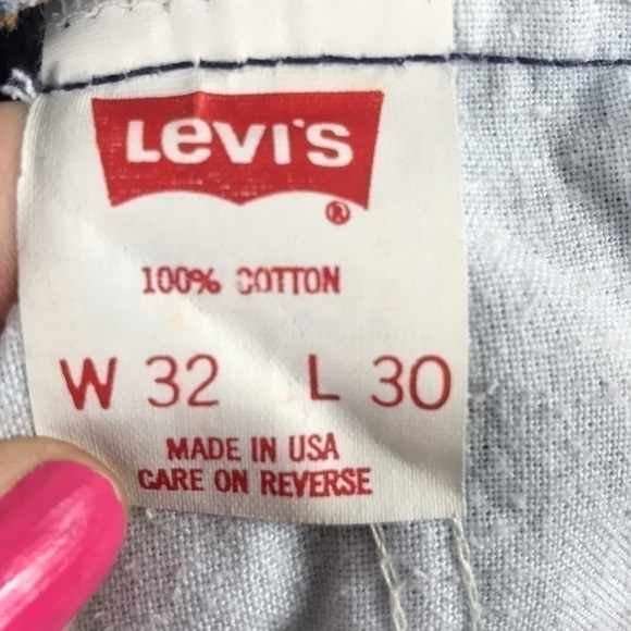 Levi’s 505 Vintage 90’s Hi-Rise Orange Tab jeans 32 - Picture 3 of 11